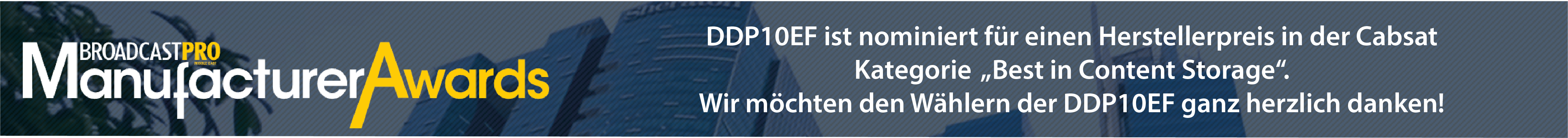 Danke für Wahlung DDP10EF!
