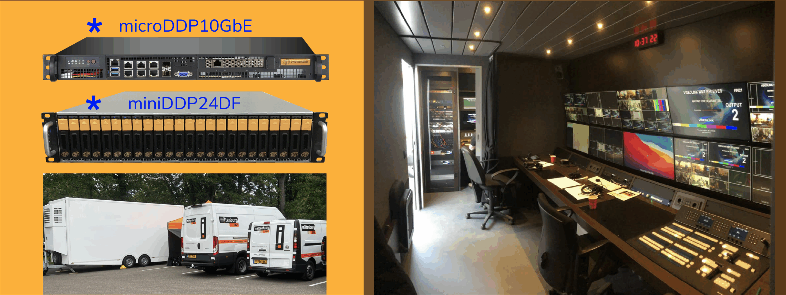 Rental DDPs with Miltenburg AV on the road