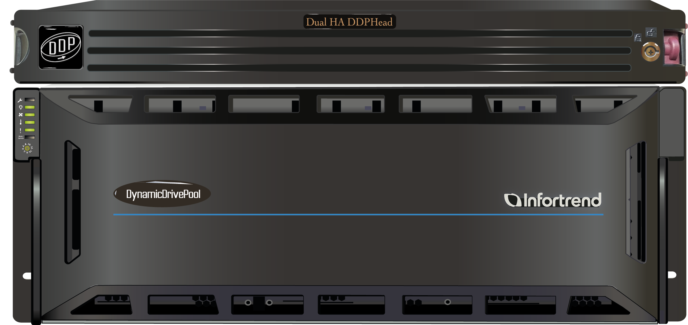1U HADDPHead-4U Infortrend
